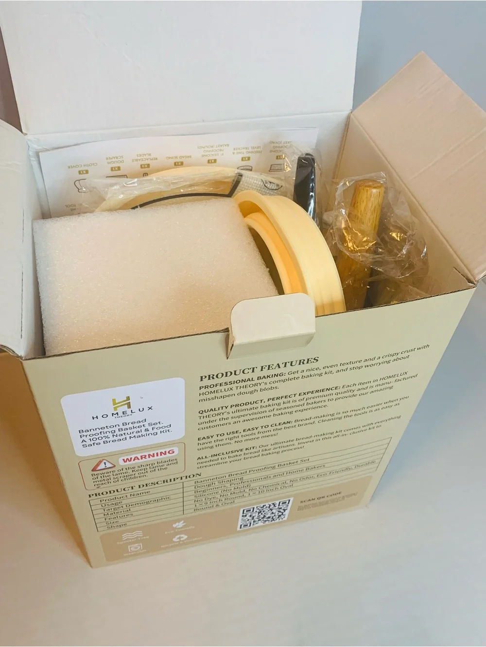 HomeLux banneton bread